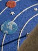 Kids rug Alex Multicolour/Blue ø 120 cm round