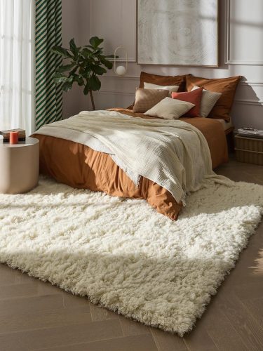 Wool Rug Baadal Cream 60x120 cm