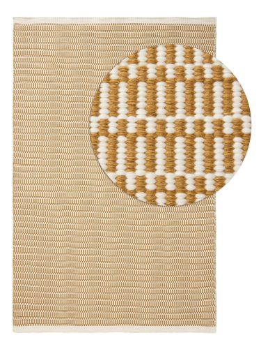 Wool Rug Laura Brown 15x15 cm Sample