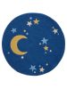 Kids rug Alex Blue ø 120 cm round