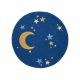Kids rug Alex Blue ø 120 cm round