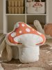 Cushion Isa Beige/Red 45x45 cm