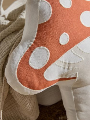 Cushion Isa Beige/Red 45x45 cm