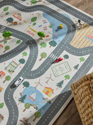 Kids rug Linus Cream 15x15 cm Sample