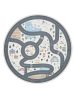 Kids rug Linus Cream ø 150 cm round
