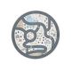 Kids rug Linus Cream ø 150 cm round