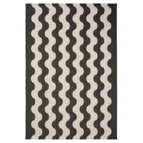 In- & Outdoor Rug Metro Black/White 120x170 cm