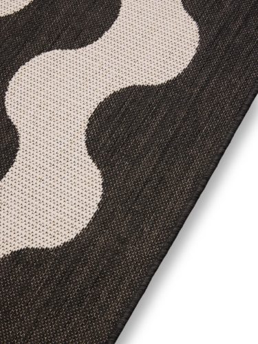 In- & Outdoor Rug Metro Black/White 160x230 cm