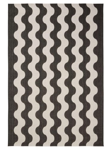 In- & Outdoor Rug Metro Black/White 200x290 cm