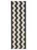 In- & Outdoor Runner Metro Black/White 80x240 cm