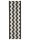 In- & Outdoor Runner Metro Black/White 80x240 cm