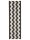 In- & Outdoor Runner Metro Black/White 80x240 cm