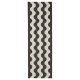 In- & Outdoor Runner Metro Black/White 80x240 cm