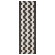 In- & Outdoor Runner Metro Black/White 80x240 cm