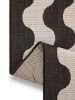 In- & Outdoor Runner Metro Black/White 80x240 cm