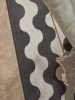 In- & Outdoor Runner Metro Black/White 80x240 cm