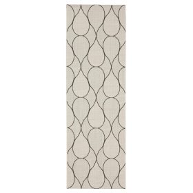 In- & Outdoor Runner Metro White 80x240 cm