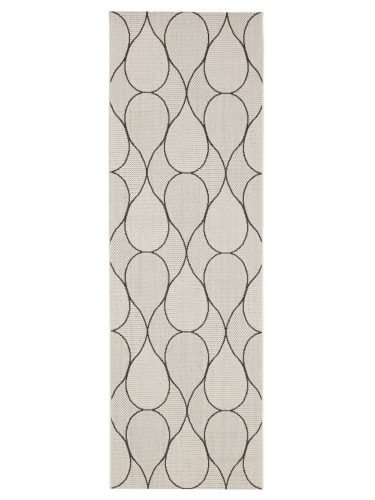 In- & Outdoor Runner Metro White 80x240 cm