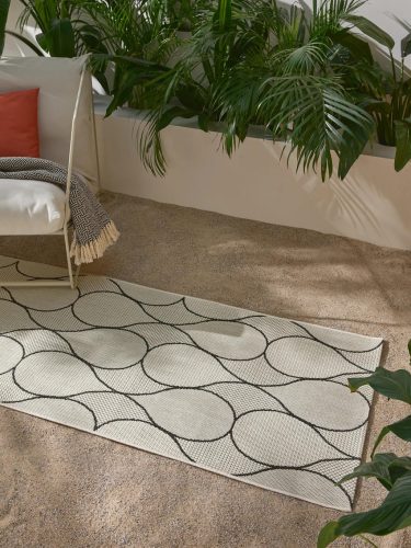 In- & Outdoor Runner Metro White 80x240 cm