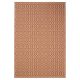In- & Outdoor Rug Metro Beige/Red 15x15 cm Sample