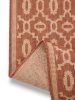 In- & Outdoor Rug Metro Beige/Red 15x15 cm Sample