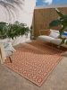 In- & Outdoor Rug Metro Beige/Red 80x150 cm