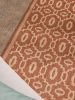 In- & Outdoor Rug Metro Beige/Red 80x150 cm