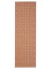 In- & Outdoor Runner Metro Beige/Red 80x240 cm