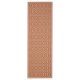 In- & Outdoor Runner Metro Beige/Red 80x240 cm