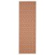 In- & Outdoor Runner Metro Beige/Red 80x240 cm
