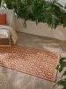 In- & Outdoor Runner Metro Beige/Red 80x240 cm