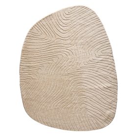 Washable Rug Pam Beige 80x110 cm