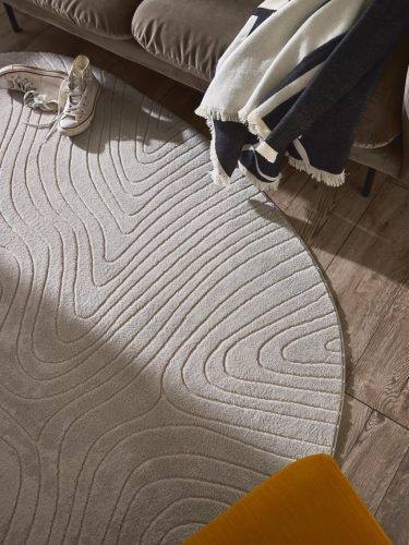 Washable Rug Pam Grey 15x15 cm Sample