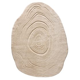 Washable Rug Pam Beige 15x15 cm Sample