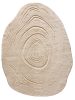 Washable Rug Pam Beige 80x110 cm