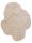 Washable Rug Pam Beige 15x15 cm Sample