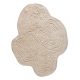 Washable Rug Pam Beige 120x160 cm