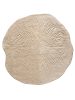 Washable Rug Pam Beige ø 160 cm round