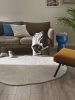 Washable Rug Pam Grey ø 120 cm round