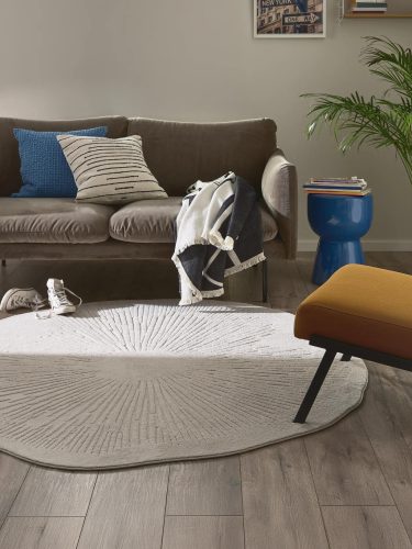 Washable Rug Pam Grey ø 200 cm round