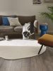 Washable Rug Pam Cream ø 120 cm round