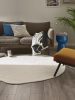 Washable Rug Pam Cream ø 160 cm round