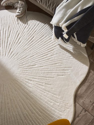 Washable Rug Pam Cream ø 200 cm round