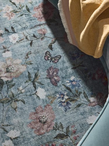 Washable Rug Milly Multicolour/Grey 15x15 cm Sample