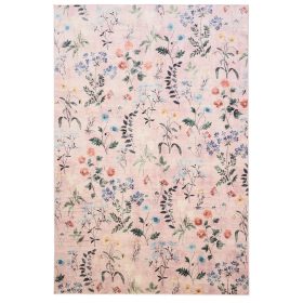Washable Rug Milly Multicolour/Pink 15x15 cm Sample