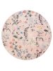 Washable Rug Milly Multicolour/Pink ø 160 cm round