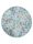 Washable Rug Milly Multicolour/Turquoise ø 160 cm round