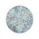 Washable Rug Milly Multicolour/Turquoise ø 160 cm round