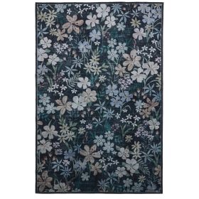 Washable Rug Milly Multicolour/Black 15x15 cm Sample