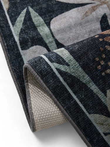 Washable Rug Milly Multicolour/Black 15x15 cm Sample